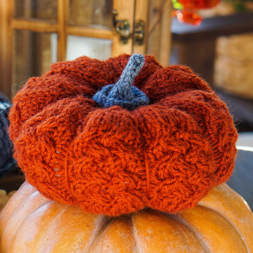 Knitting Pumpkin