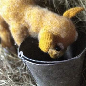 Cow Knitting Pattern | Farm Animal Toy PDF