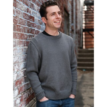 Basic Men's Pullover in Valley Yarns Superwash - B11 - Downloadable PDF