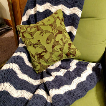 Gentle River Ripple Blanket