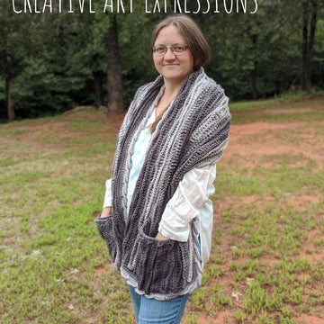 Sea Breeze Pocket Shawl