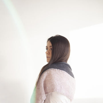 Two part scarf - Women's long scarf + VIDEO