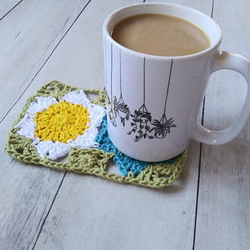 Lily's Floral Mug Rug