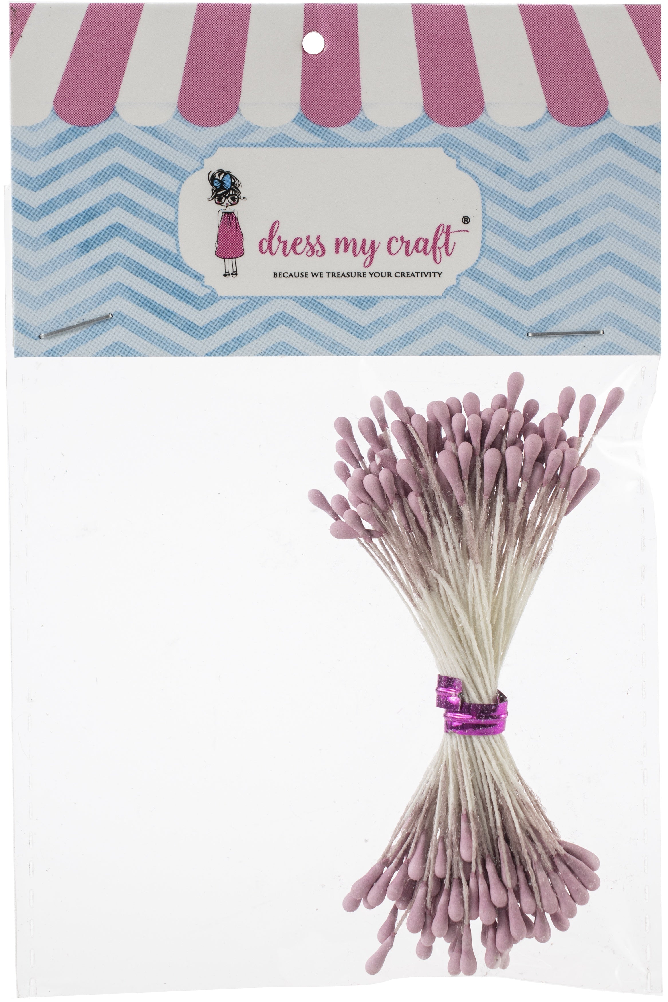 Dress My Craft Pastel Thread Pollen - Dark Lilac