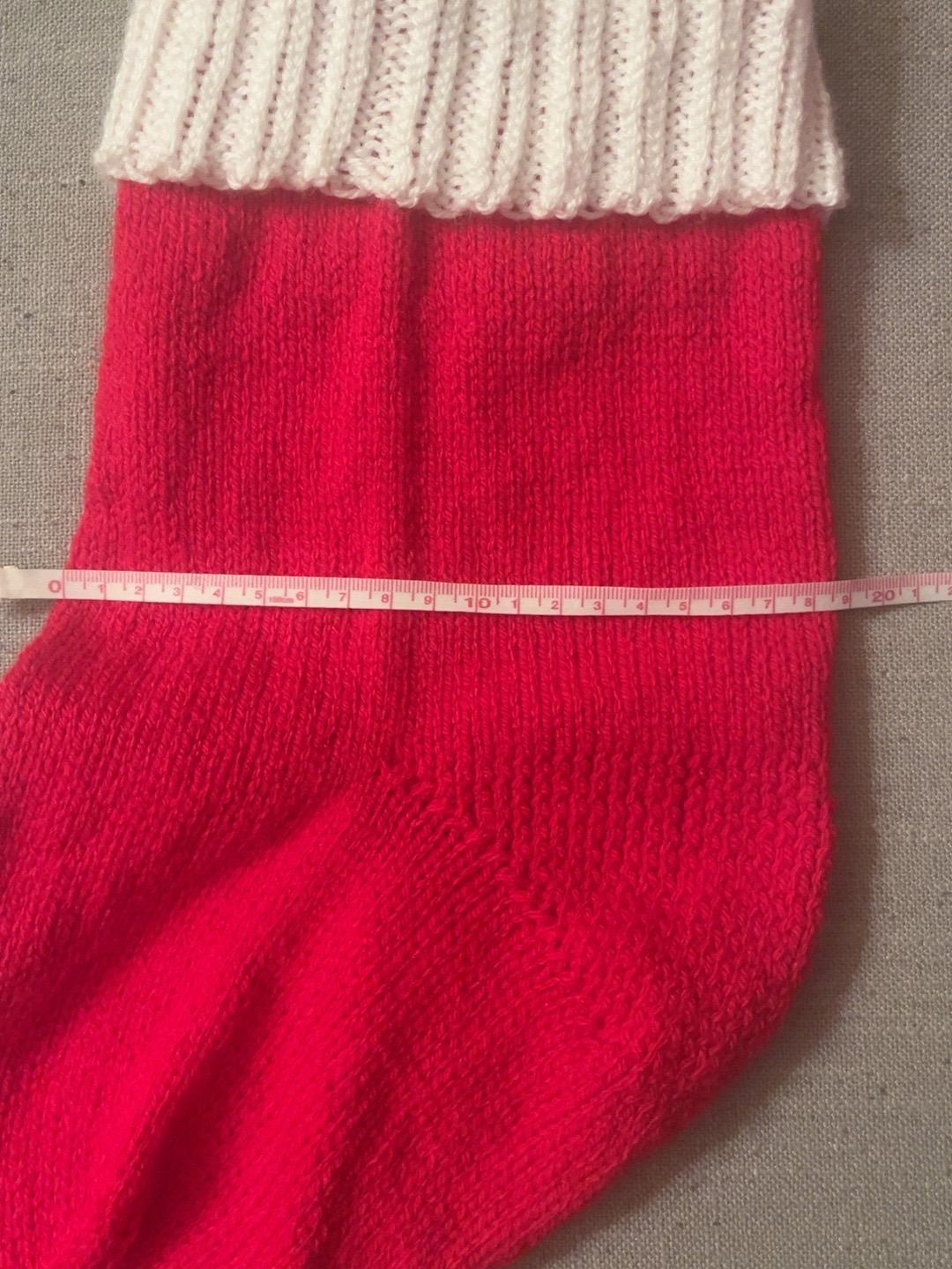 Christmas stocking circular needles
