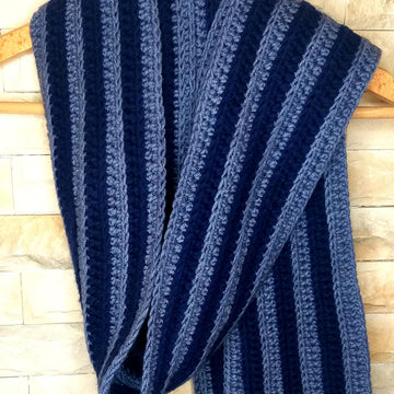 Crochet scarf for men