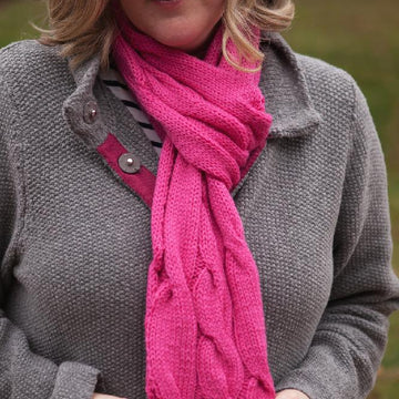 Rolling Cables Scarf - Lite