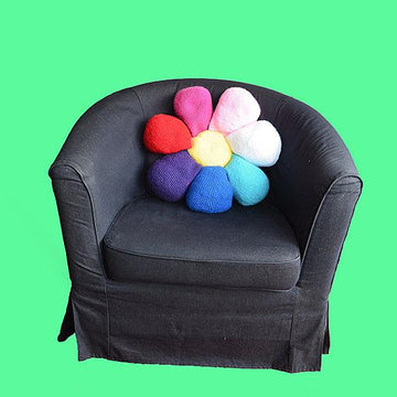 Flower Pillow Crochet Pattern, Flower Crochet Pattern