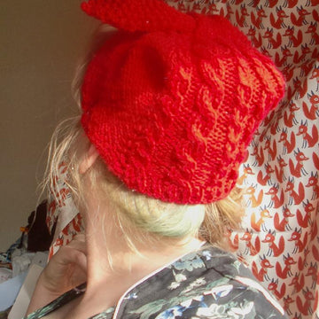 Ivy vintage-style faux-headwrap