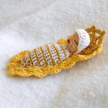 Baby Jesus Crochet Ornament