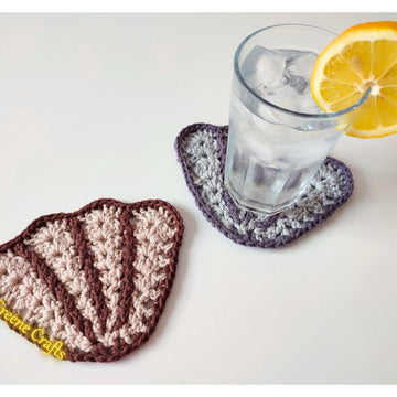 Scallop Coasters or Applique - Summer Crochet Pattern