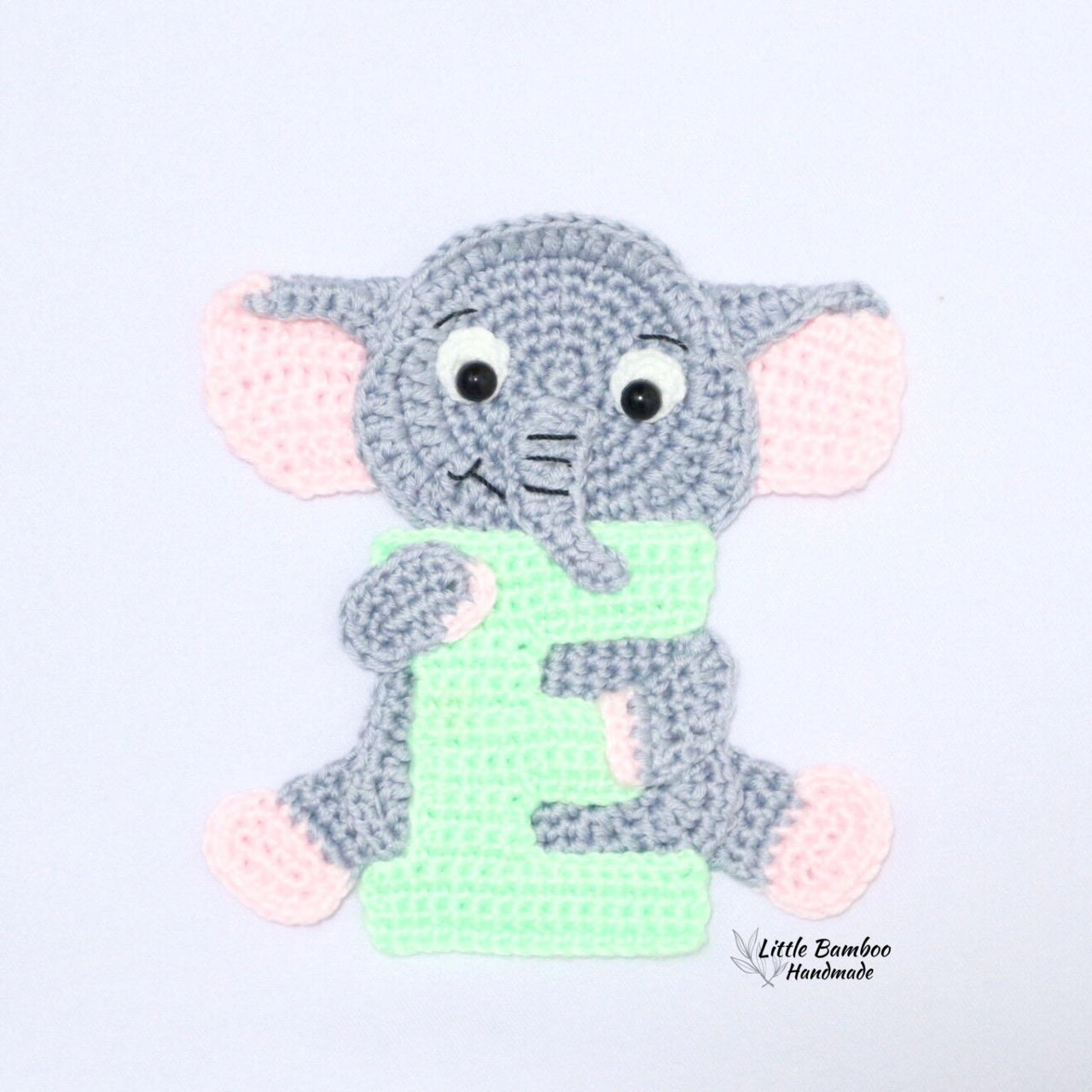 E for Elephant Applique