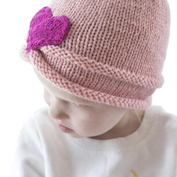 Gathered Heart Hat
