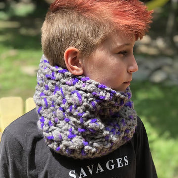 Blueberry Crumble Cowl
