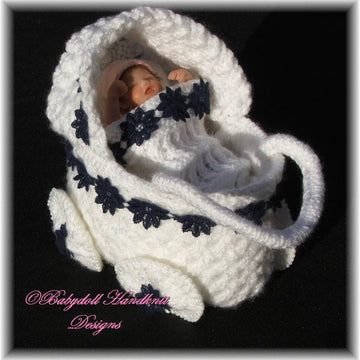Doll's Moses basket & cribs to fit dolls from 4 to 22 inches