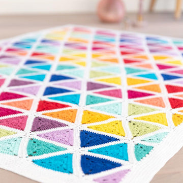 Josephine's rainbow blanket