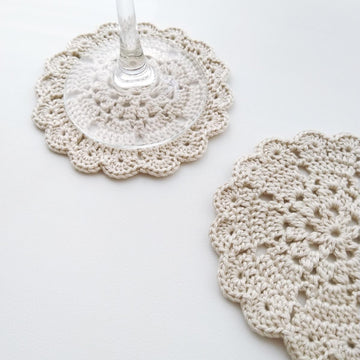 Small heart doily