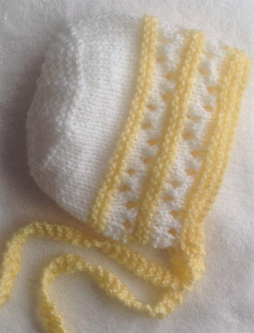 Elanore's Eyelet Baby Bonnet
