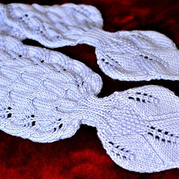 Leaves and Cables Scarf