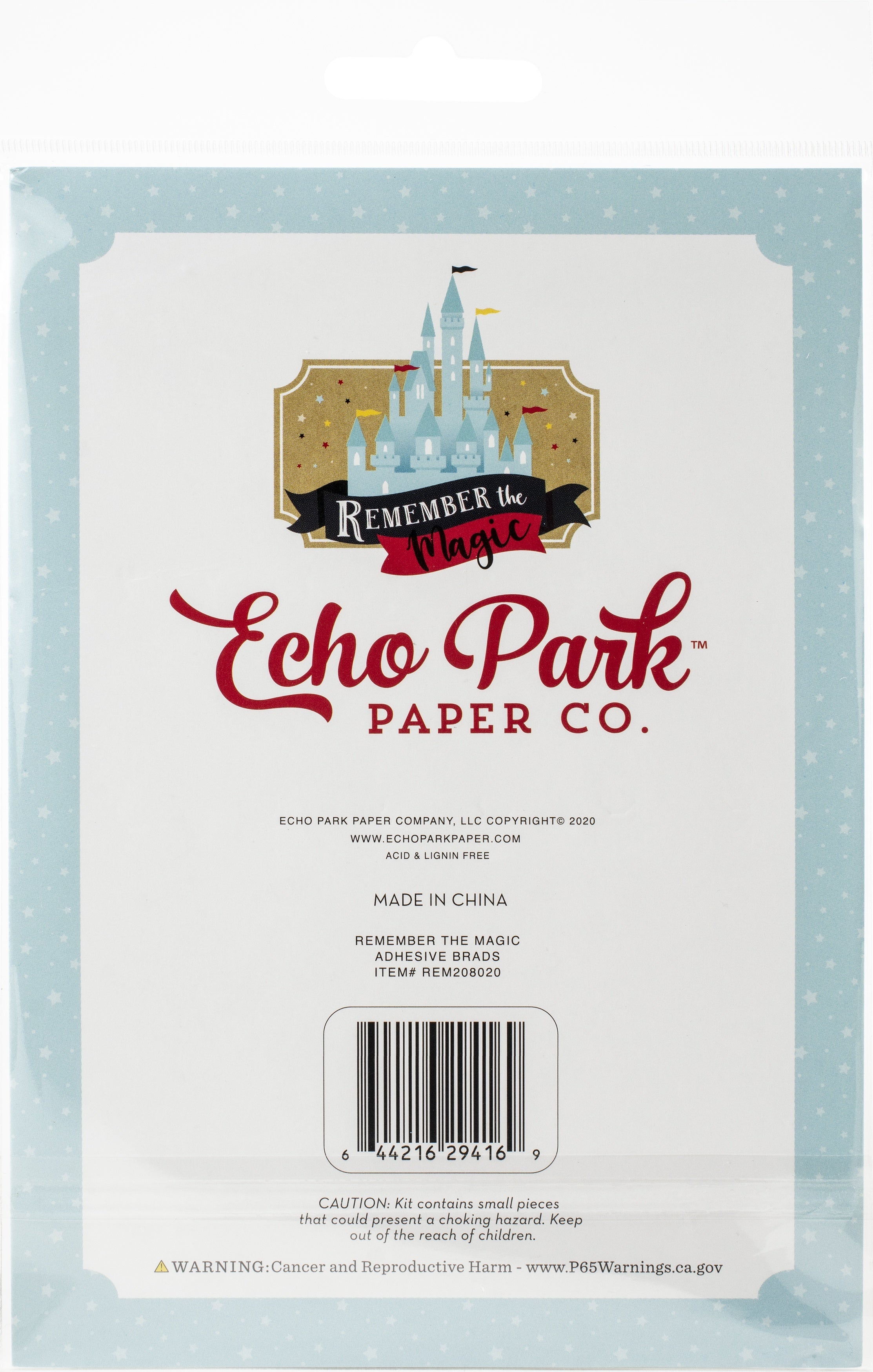 Echo Park Paper Echo Park Decorative Brads - Remember The Magic