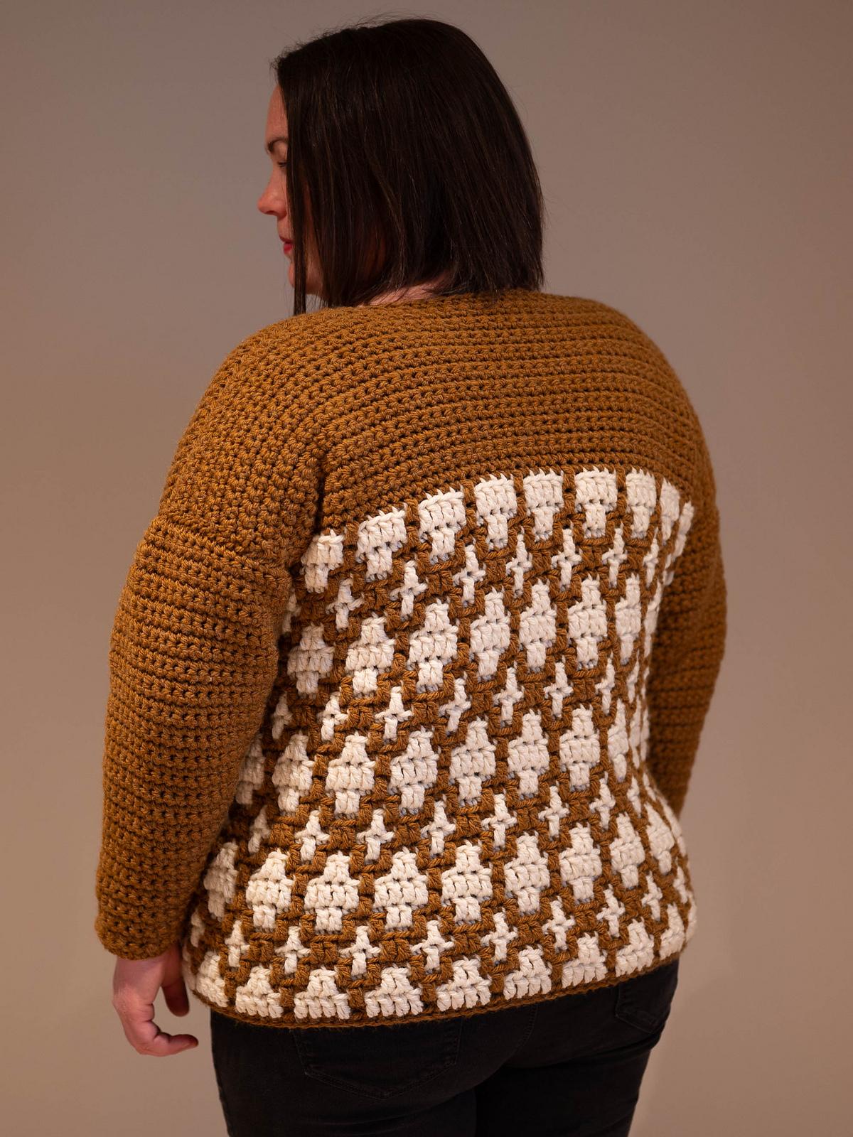 Mosaic Crochet Sweater