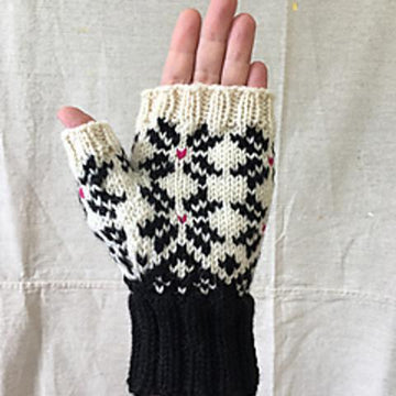 Homestay Fair Isle Mitts
