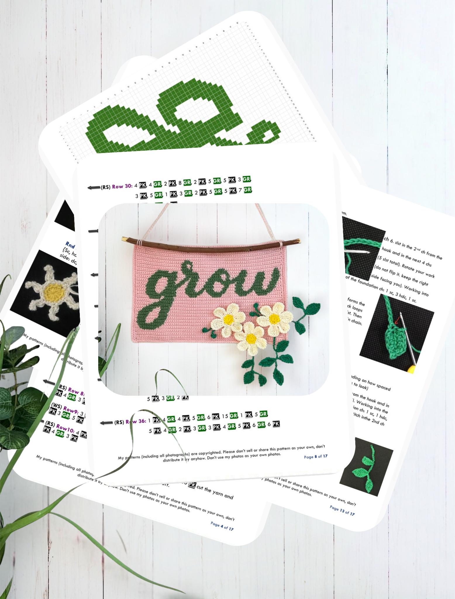 Grow & Bloom Wall Hanging
