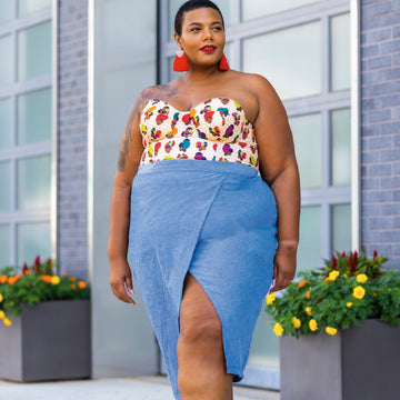 Know Me Women's Lined Bustier and Skirt by Aaronica B. Cole ME2015 - Sewing Pattern