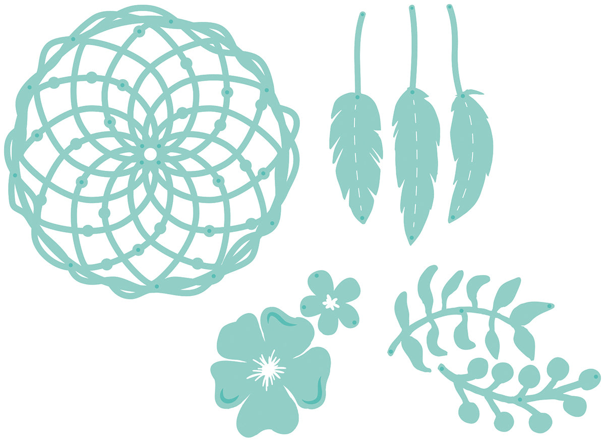 Kaisercraft Decorative Die - Floral Dream Catcher