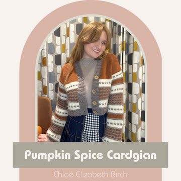Pumpkin Spice Cropped Cardigan
