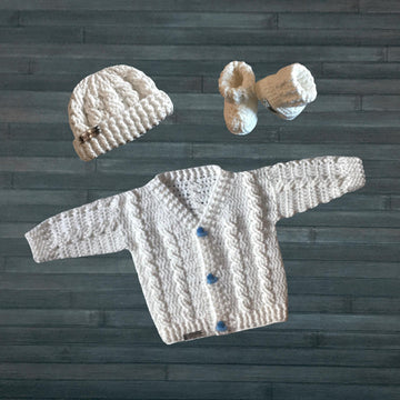 Ethan Newborn Sweater Cardigan