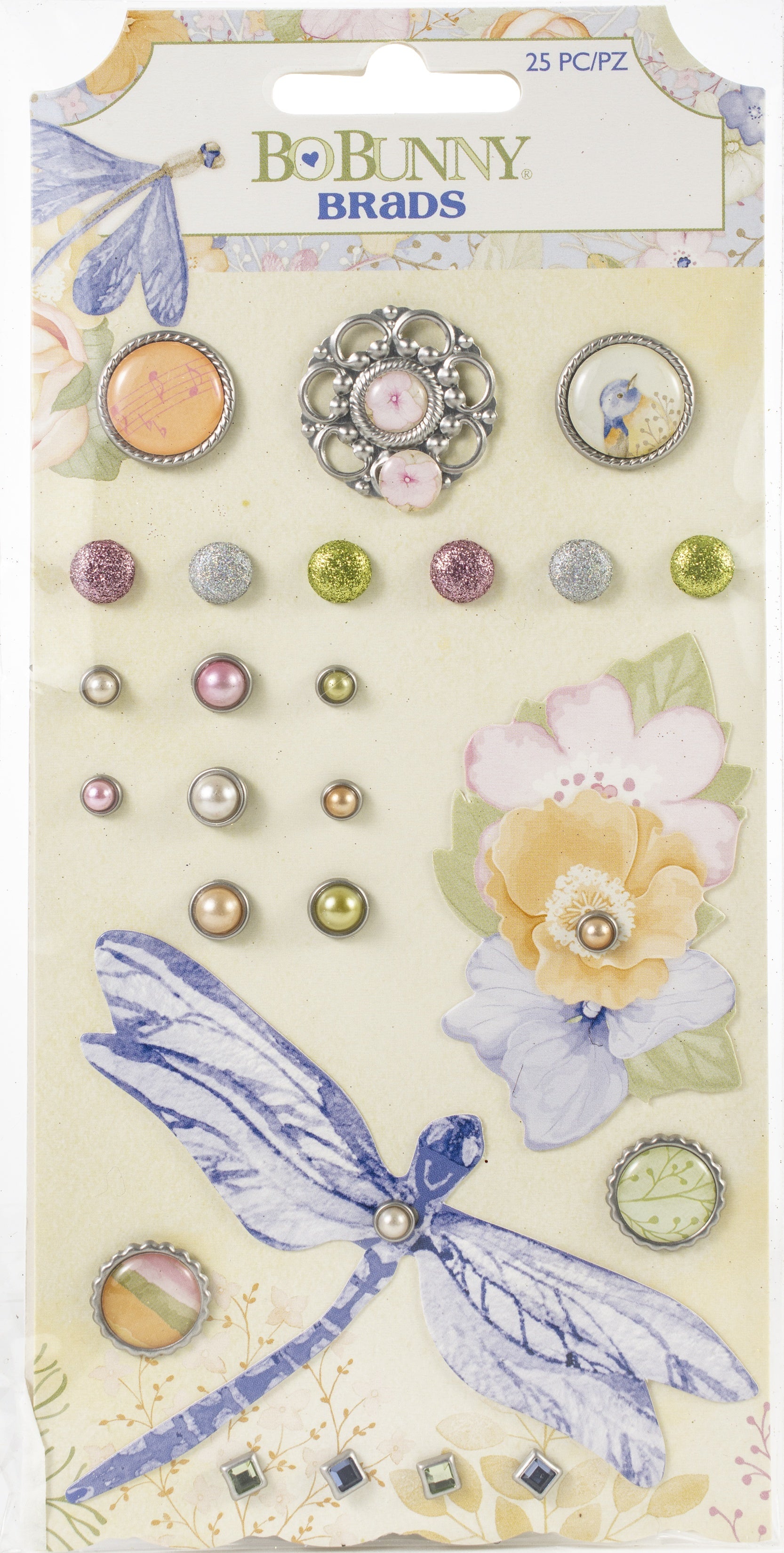 American Crafts Harmony Brads 25/Pkg - 570114