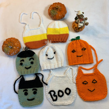 Spooky Baby Bibs and Hats