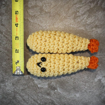 Crochet Shrimp Tempura Amigurumi Food