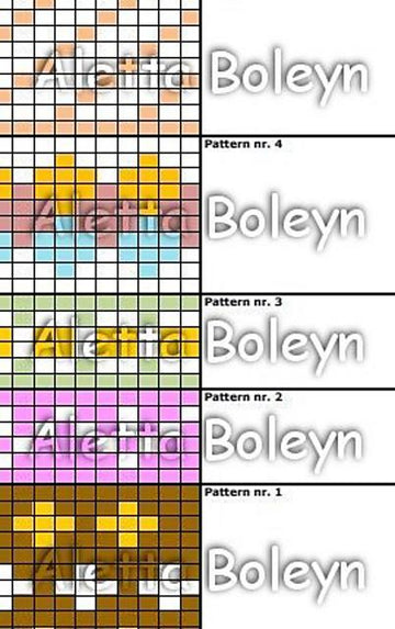 Fair Isle Motifs - set 1