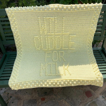 Will Cuddle For Milk Blanket