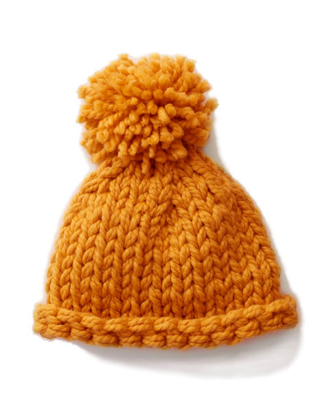 Straight Up Hat in Lion Brand Wool-Ease Thick & Quick - 81080AD