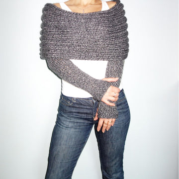 Wrap Around Shrug with Sleeves