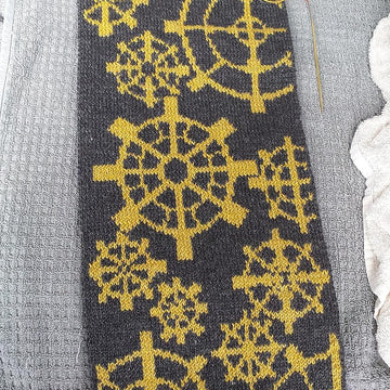 Steampunk Gears Scarf and Cowl