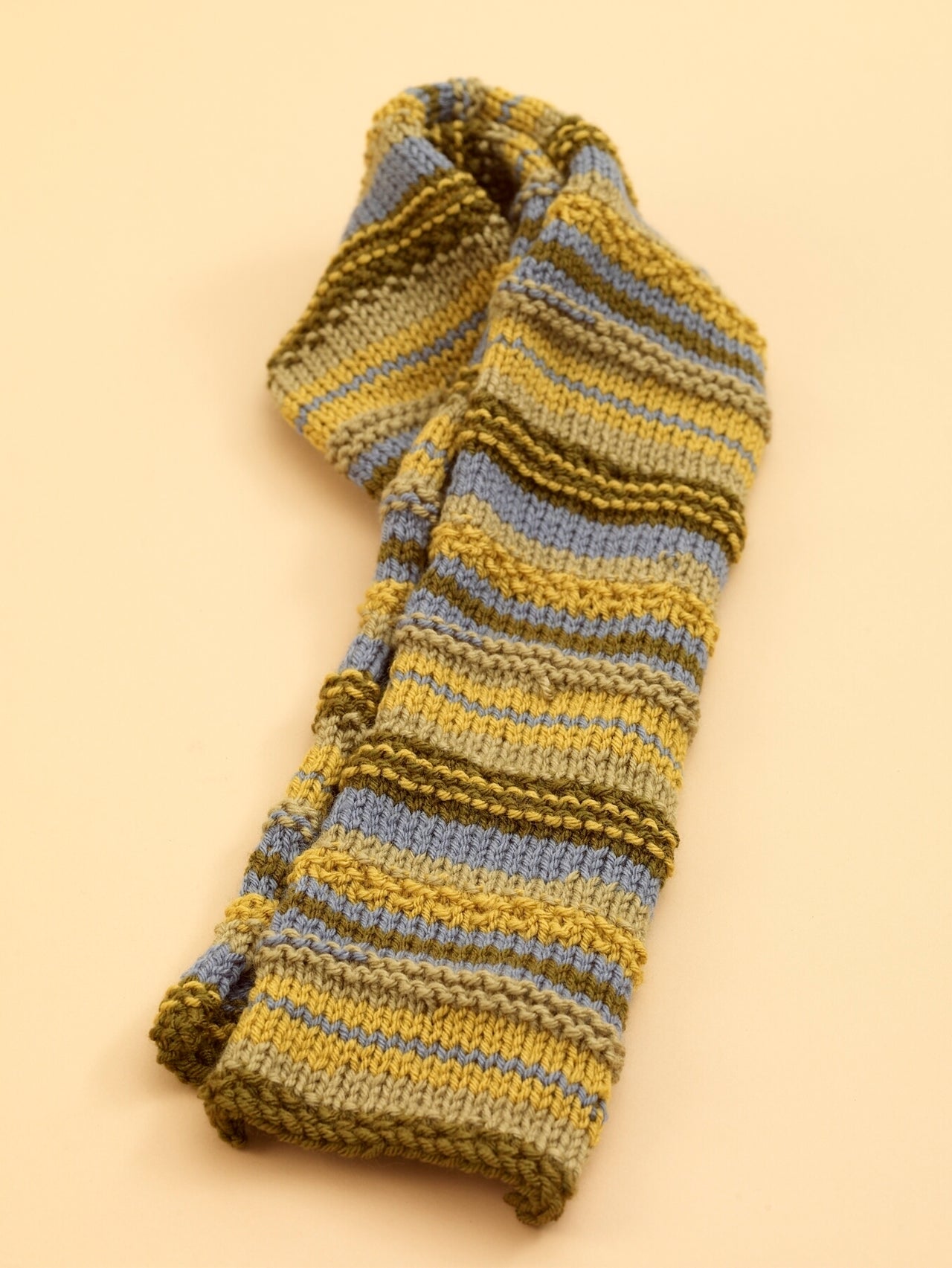 Wandering Stripe Scarf in Lion Brand Vanna's Choice - 70535AD