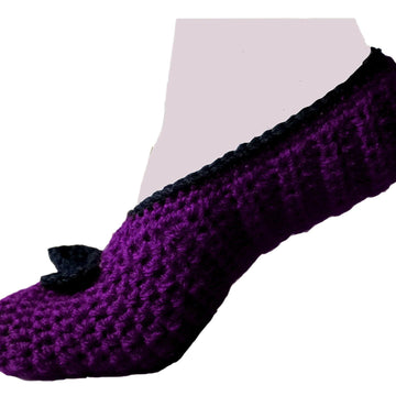 Crochet Pattern Ballerina Slippers!