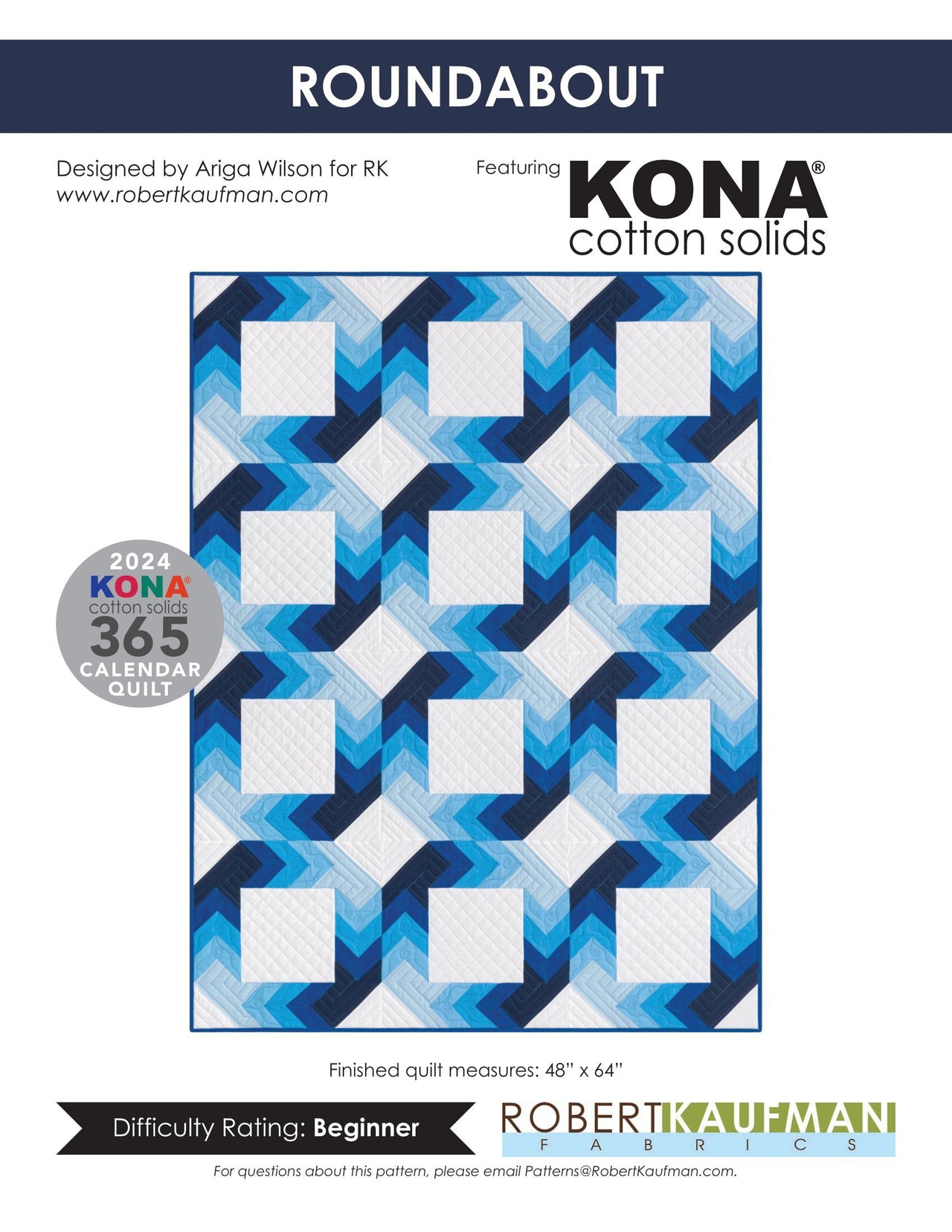 Robert Kaufman Roundabout - Downloadable PDF