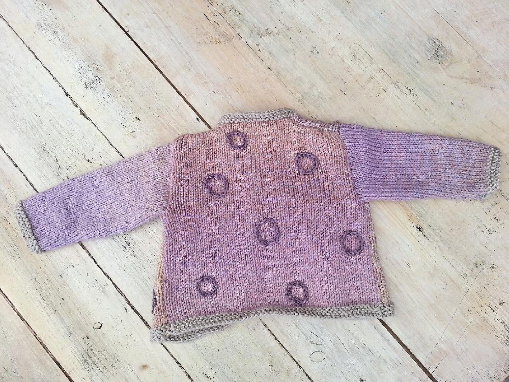 Single Button Girl's Cardigan