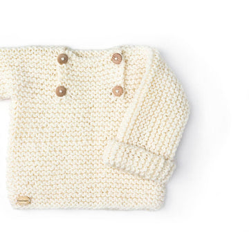 Size 3-6 months - Natural Baby Sweater