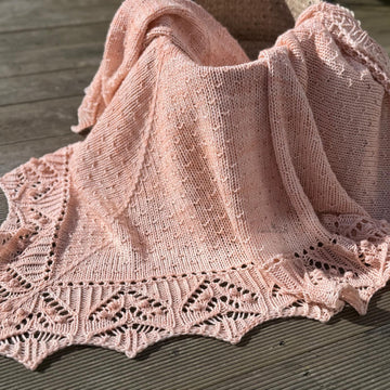 Peach Blossom Baby Blanket