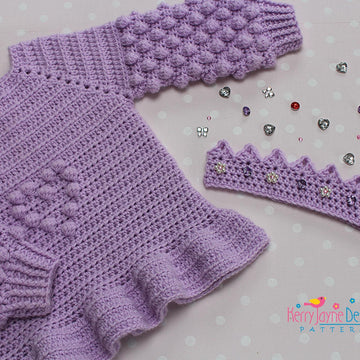Crochet Crown Pattern US By KJD