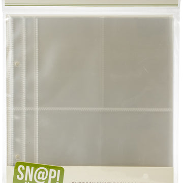 Simple Stories Sn@p! Pocket Pages For 6"X8" Flipbooks 10/Pkg - Multi Pack