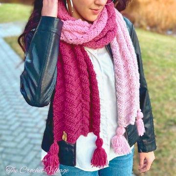 Sweatheart Chevron Scarf