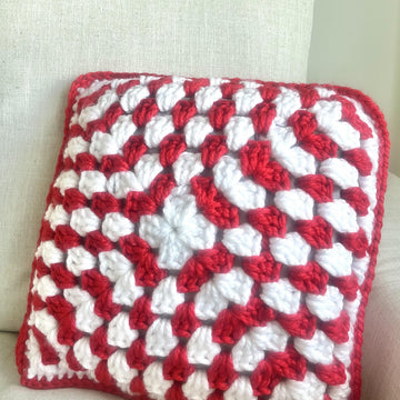 Candy Cane Throw Pillow