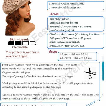 Open weave hat